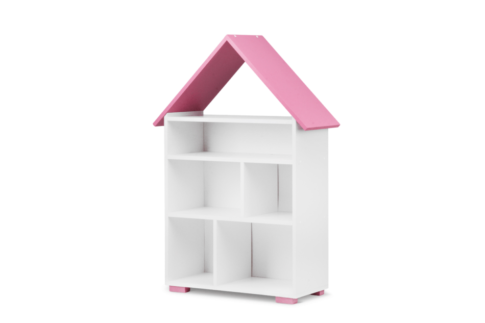 PABIS, ZYGIO Zestaw meble dla dziewczynki różowe 4 elementy biały/różowy - zdjęcie 6