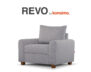 REVO Fotel do salonu szary jasny szary - zdjęcie 8