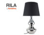 RILA Lampa stołowa srebrny/czarny - zdjęcie 6
