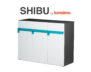 SHIBU Pojemna komoda dla dziecka grafit/biały/niebieski - zdjęcie 6