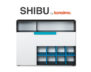 SHIBU Duża komoda dziecięca z półkami grafit/biały/niebieski - zdjęcie 7
