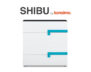 SHIBU Dziecięca komoda z szufladami grafit/biały/niebieski - zdjęcie 5
