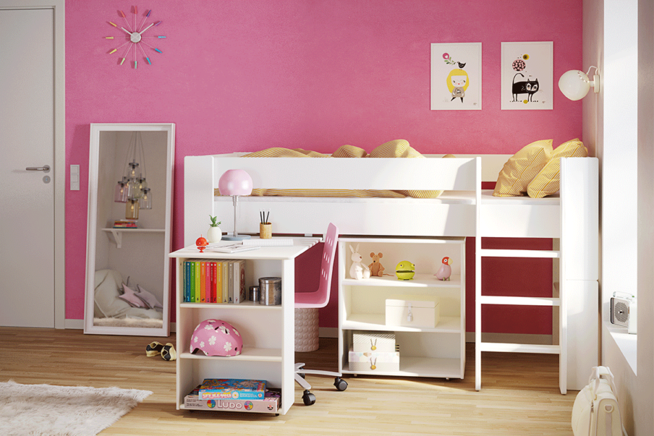 STEENS FOR KIDS Zasłona do łóżka piętrowego różowy - zdjęcie 5