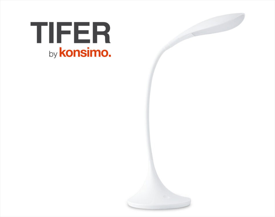 TIFER Lampa biurkowa biały - zdjęcie 6