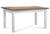 CRAM, LEMAS Duży rozkładany stół z 4 krzesłami biały/dąb biały/beżowy|biały/ciemny dąb - zdjęcie 6