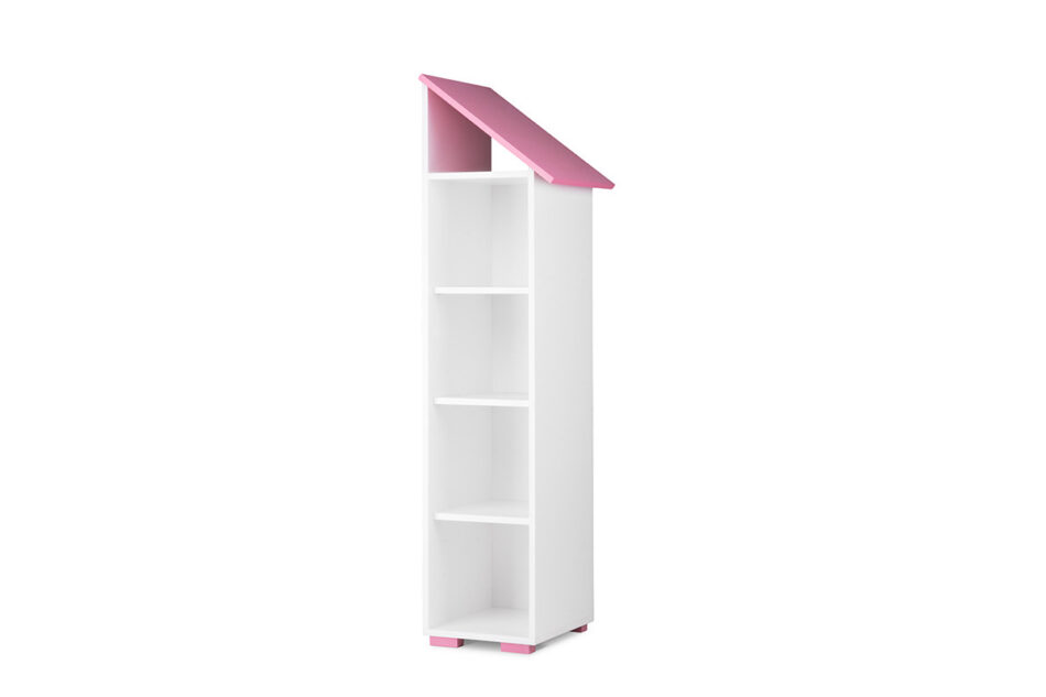 PABIS Zestaw meble dla dziewczynki różowe 4 elementy biały/różowy - zdjęcie 6
