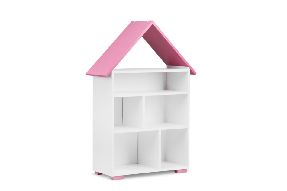 PABIS Zestaw meble dla dziewczynki różowe 4 elementy biały/różowy - zdjęcie 3