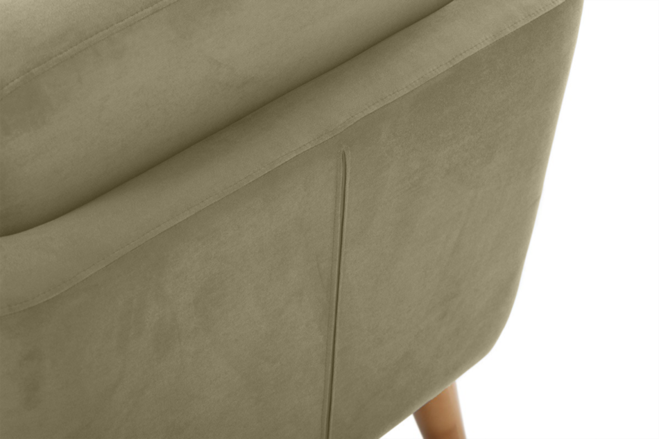 TAGIO Beżowa skandynawska sofa 2 osobowa beżowy - zdjęcie 5