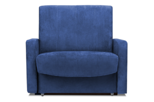 JUFO, https://konsimo.pl/kolekcja/jufo/ Rozkładany fotel młodzieżowy granatowy niebieski - zdjęcie