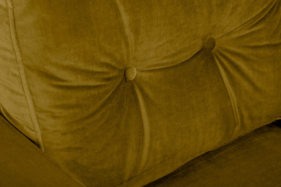 ERISO Żółty fotel welurowy do salonu miodowy - zdjęcie 5