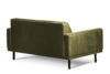 BARO Prosta sofa dwuosobowa na metalowych nóżkach oliwkowa oliwkowy - zdjęcie 4
