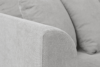 BRYONI Sofa 2 osobowa z dodatkowymi poduszkami jasnoszara jasny szary - zdjęcie 4