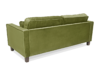 KANO Sofa trzyosobowa z dodatkowymi poduszkami oliwkowa oliwkowy - zdjęcie 3