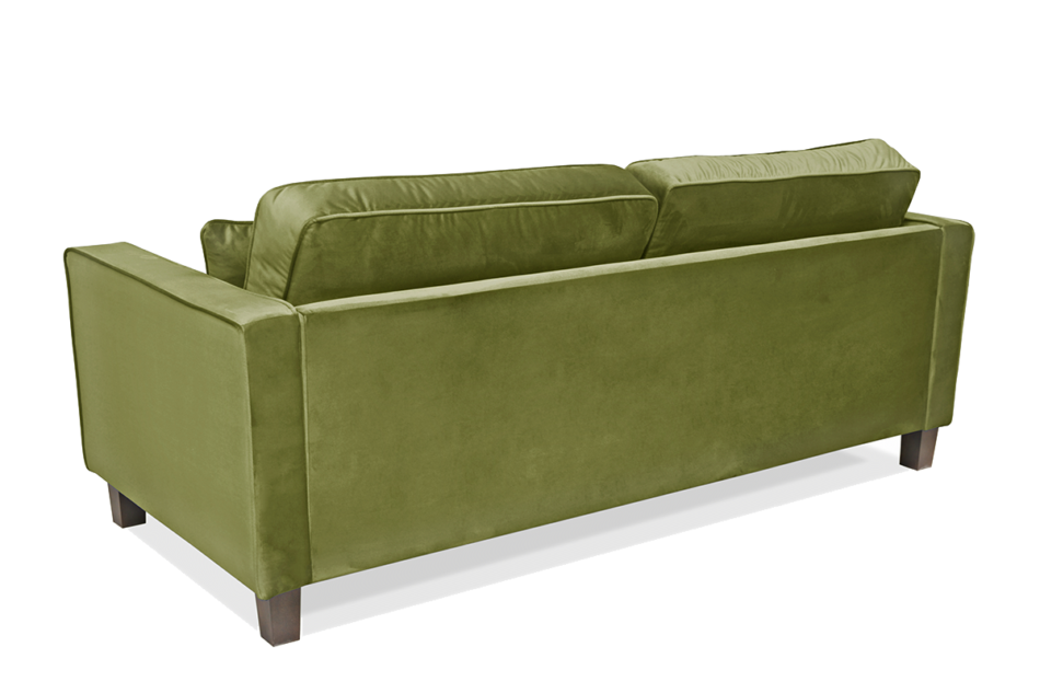 KANO Sofa trzyosobowa z dodatkowymi poduszkami oliwkowa oliwkowy - zdjęcie 2