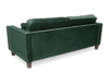 KANO Sofa trzyosobowa z dodatkowymi poduszkami butelkowa zieleń ciemny zielony - zdjęcie 3