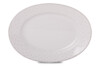 AMELIA CARMEN Zestaw obiadowy porcelana 25 elementów biały wzór dla 6 os. biały - zdjęcie 5