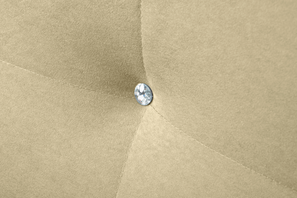MIGELI Wersalka rozkładana z kryształkami ecru beżowy - zdjęcie 5