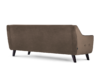TERSO Skandynawska sofa 3 osobowa welur brązowa brązowy - zdjęcie 3