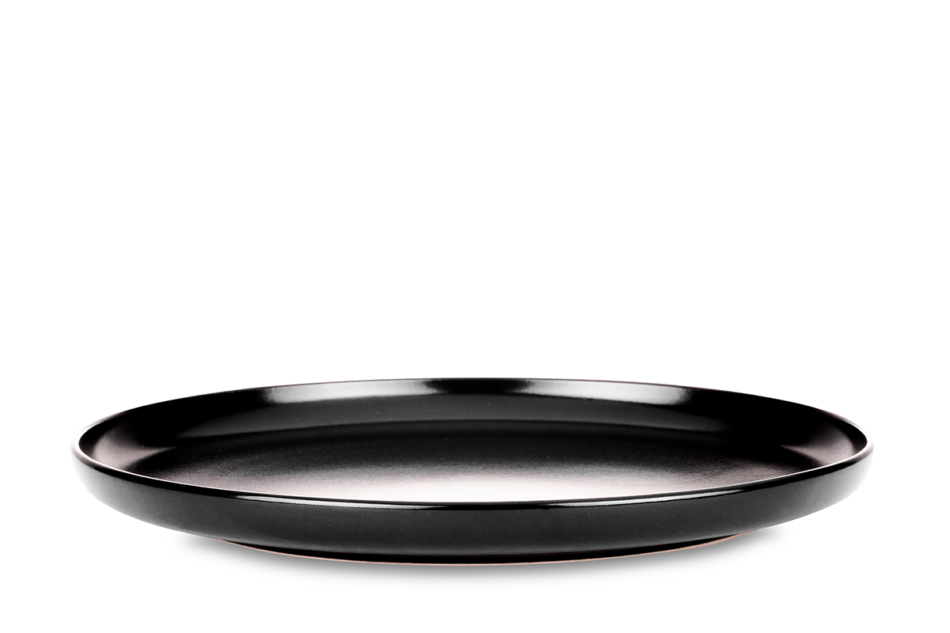 VICTO Zestaw talerzy obiadowych na 6 osób czarny czarny/matowy - zdjęcie 2