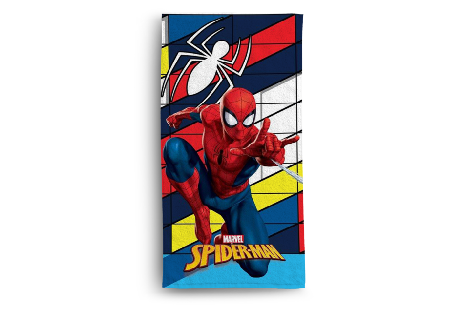 FABULIO Ręcznik Spiderman czerwony/granatowy - zdjęcie