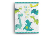 Koc dziecięcy dinozaury