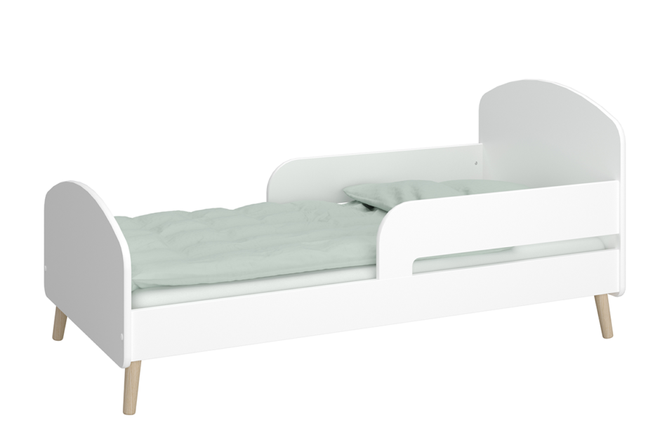 GAIA Rama łóżka dla dzieci ze stelażem biała biały/dąb - zdjęcie 6