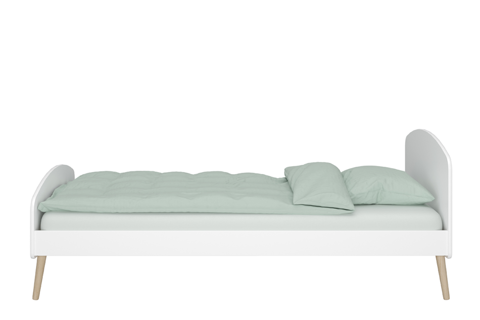 GAIA Duże łóżko dla dziecka białe biały/dąb - zdjęcie 6
