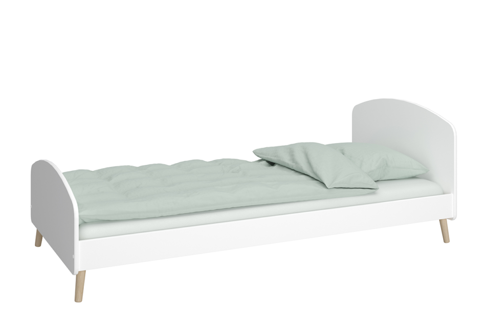 GAIA Duże łóżko dla dziecka białe biały/dąb - zdjęcie 7