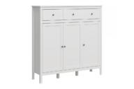 Elegancka komoda 130 cm biała