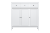 FARGE Elegancka komoda 130 cm biała biały - zdjęcie 3