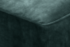 NORIS Narożnik z pufą welur ciemnozielony prawy/lewy ciemny zielony - zdjęcie 15