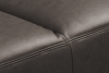 RICANO Narożnik skórzany w stylu loft na nóżkach szary lewy antracytowy - zdjęcie 12