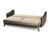 MELICO Kanapa rozkładana duże poduszki welur beżowa beżowy - zdjęcie 5
