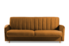 CAVICO Rozkładana sofa do salonu automat wersalkowy żółta musztardowy - zdjęcie 1