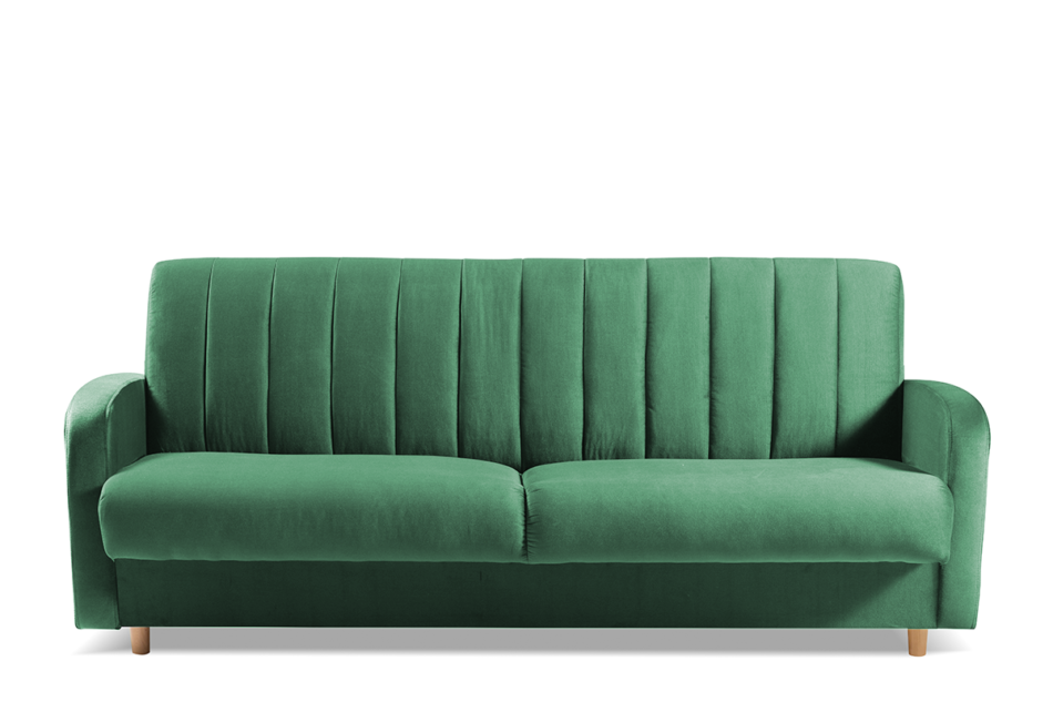 CAVICO Rozkładana sofa do salonu automat wersalkowy ciemnozielona ciemny zielony - zdjęcie 0