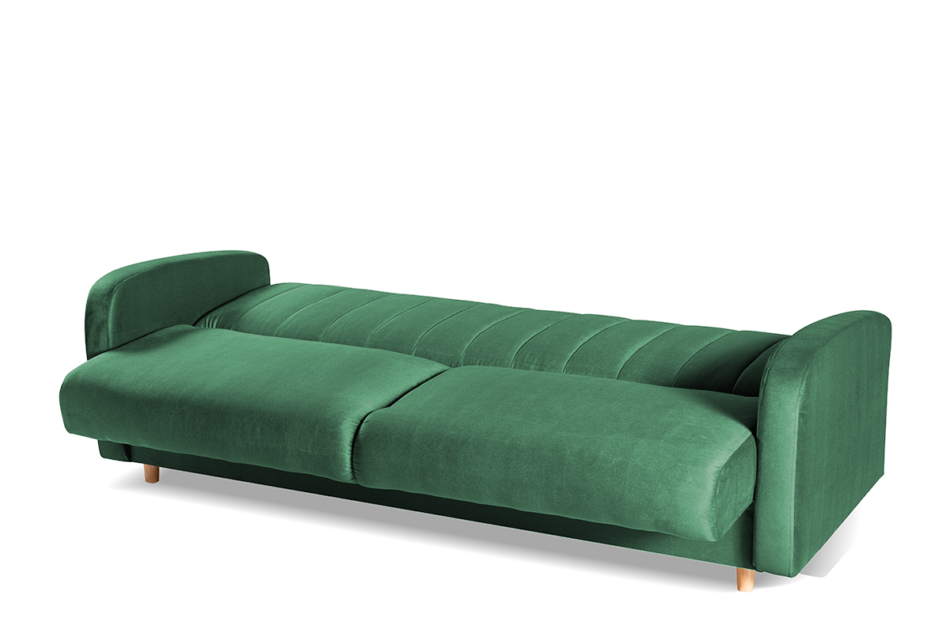 CAVICO Rozkładana sofa do salonu automat wersalkowy ciemnozielona ciemny zielony - zdjęcie 3
