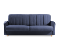 Rozkładana sofa do salonu automat wersalkowy granatowa