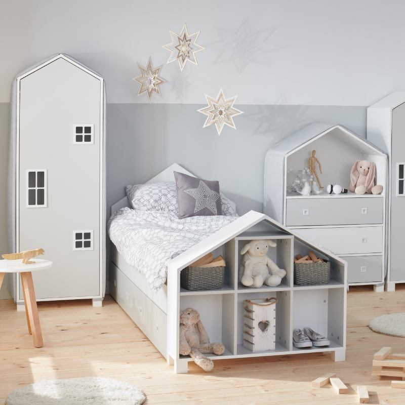 Bettgestell Kind Kinderzimmer Kinderbett Kind Stauraum Kindermöbel