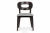 TANER Krzesło vintage wenge szare szary/wenge - zdjęcie 3