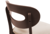TANER Krzesło vintage machoń beżowe 2szt beżowy/mahoń - zdjęcie 8