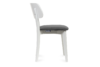 VINIS Krzesło nowoczesne białe drewniane szary szary/biały - zdjęcie 3