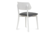 VINIS Krzesło nowoczesne białe drewniane szary szary/biały - zdjęcie 4