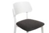 VINIS Krzesło nowoczesne białe drewniane grafit grafitowy/biały - zdjęcie 5