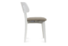 VINIS Krzesło nowoczesne białe drewniane beż beżowy/biały - zdjęcie 3