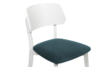 VINIS Krzesła nowoczesne białe drewniane turkus 2szt turkusowy/biały - zdjęcie 7