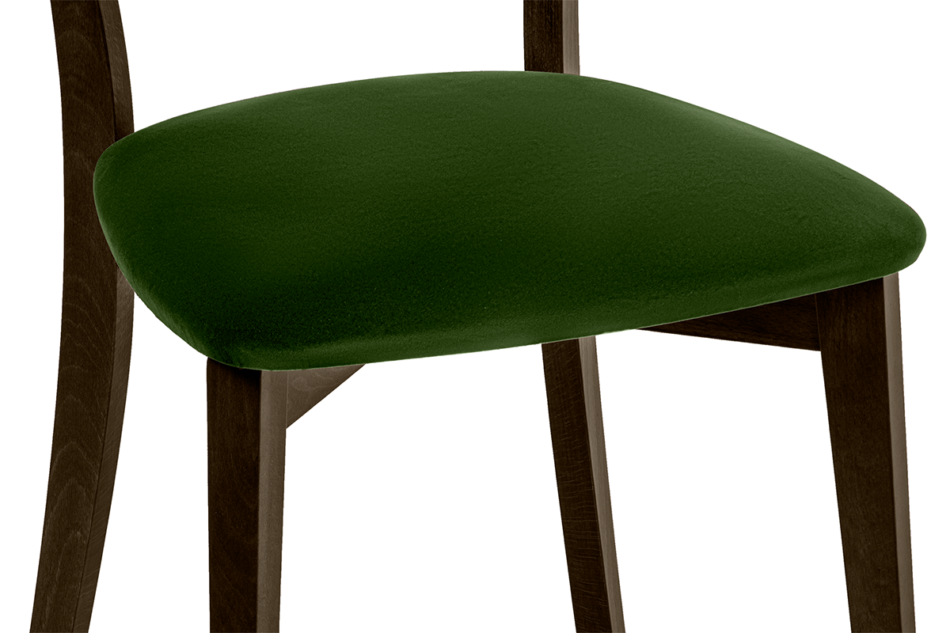 LYCO Krzesło loft orzech butelkowa zieleń ciemny zielony/orzech ciemny - zdjęcie 3