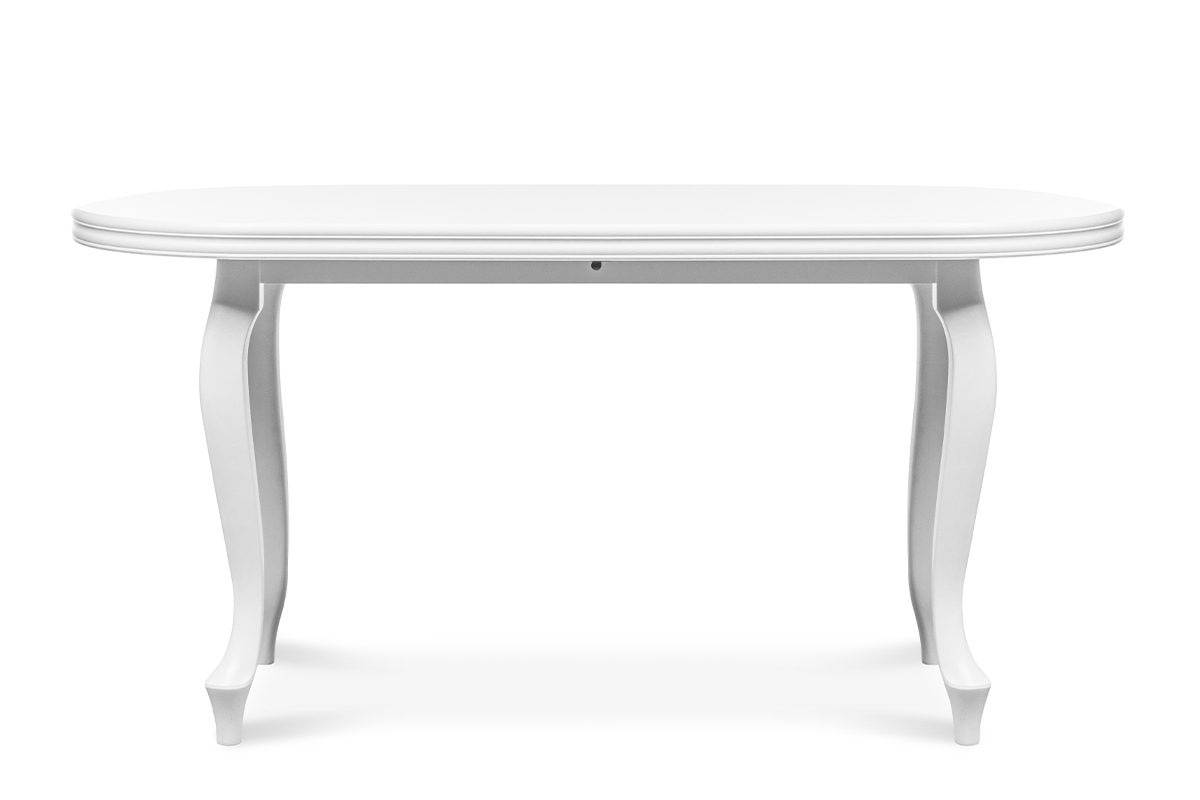 Stół rozkładany 140 cm vintage biały