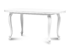 ALTIS Duży stół rozkładany 140 cm vintage biały biały - zdjęcie 2
