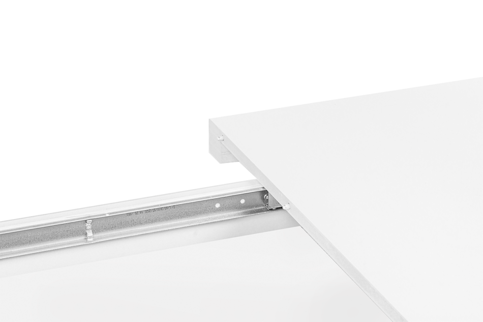 ALTIS Duży stół rozkładany 140 cm vintage biały biały - zdjęcie 5