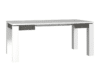 BRUGIA Duży stół do salonu rozkładany biały/szary - zdjęcie 6